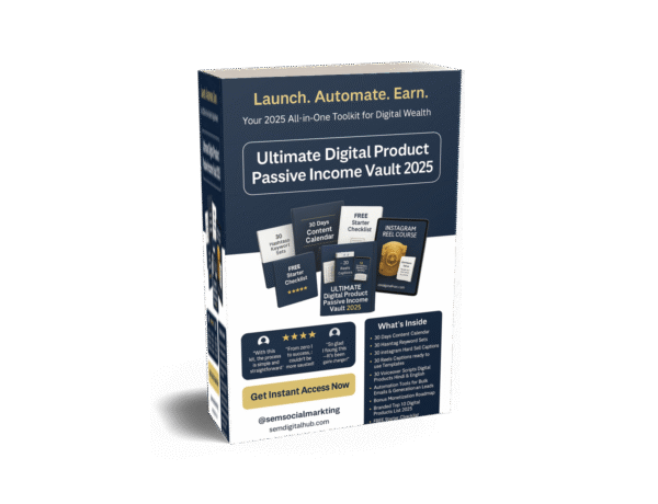💼 Ultimate Digital Product Passive Income Vault 2025